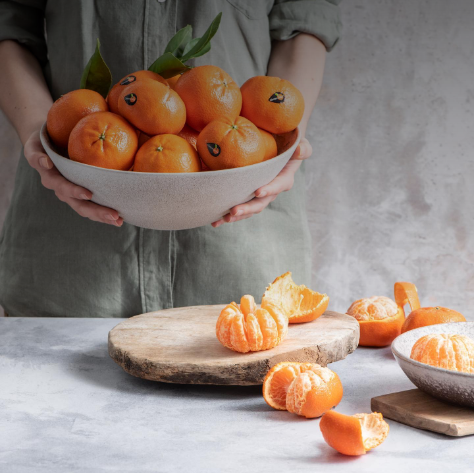Plates of Oranges
